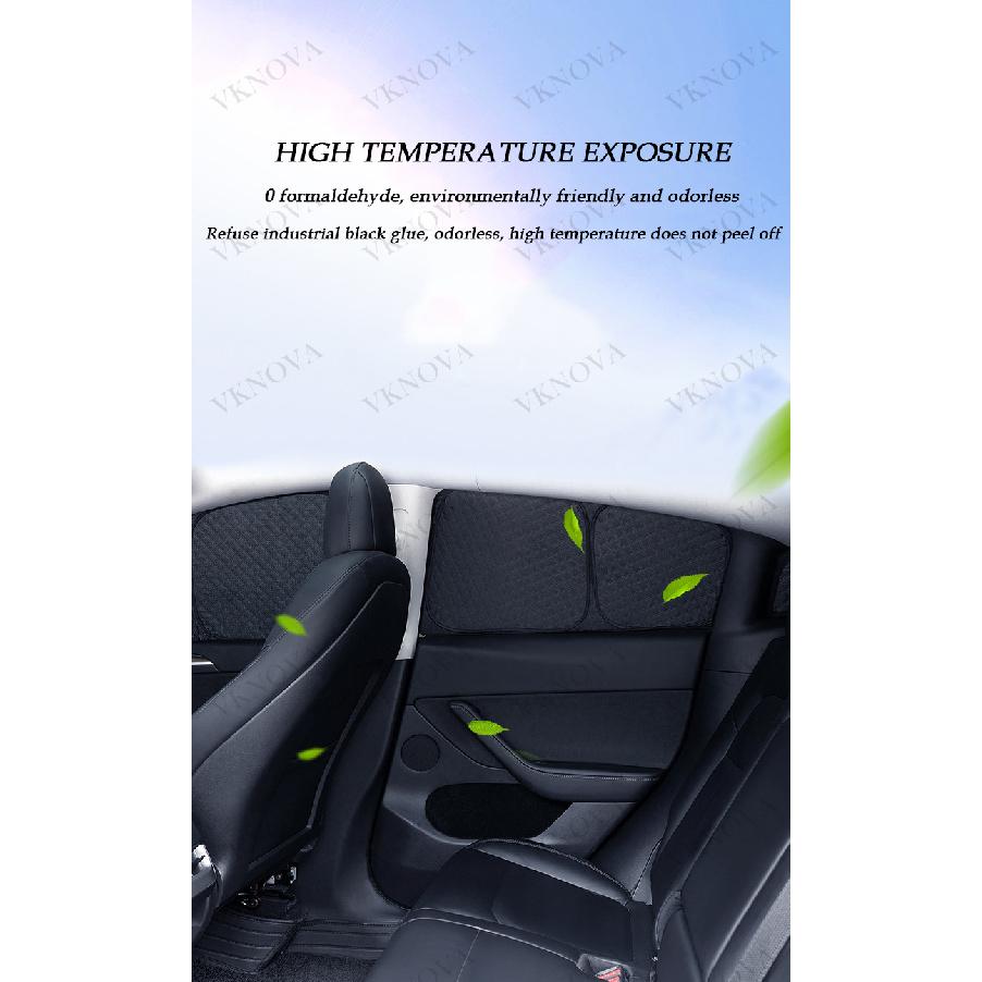 For Tesla Model YL 3 Y Juniper Highland 2025-2017 Upgraded Sunshade Side Window Shade Cover Windshield Sun Visor Privacy CampingWindshield Sunshades