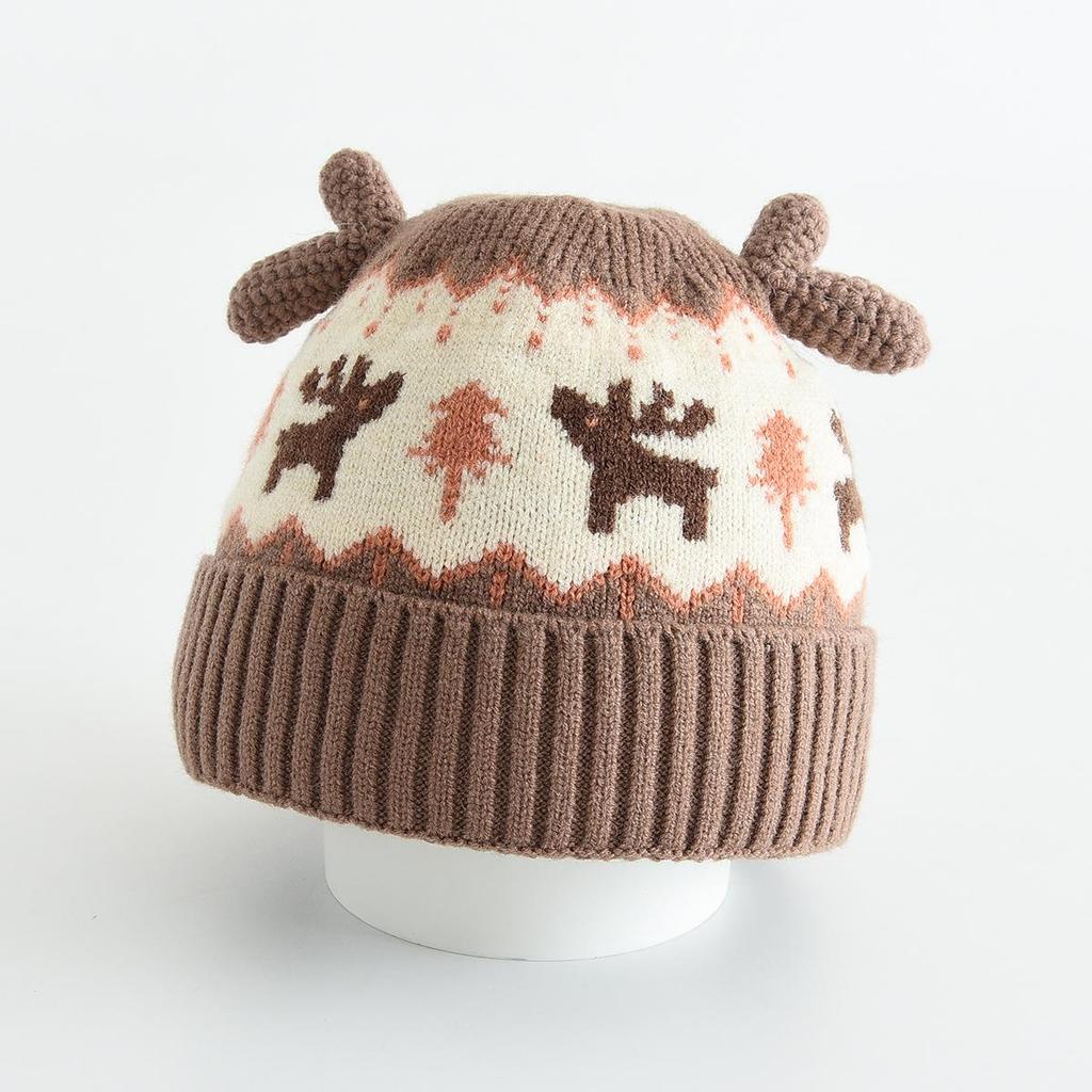 Children's Knit Winter Hat with Ear Protection - Warm, Windproof Wool Hat for Boys & Girls