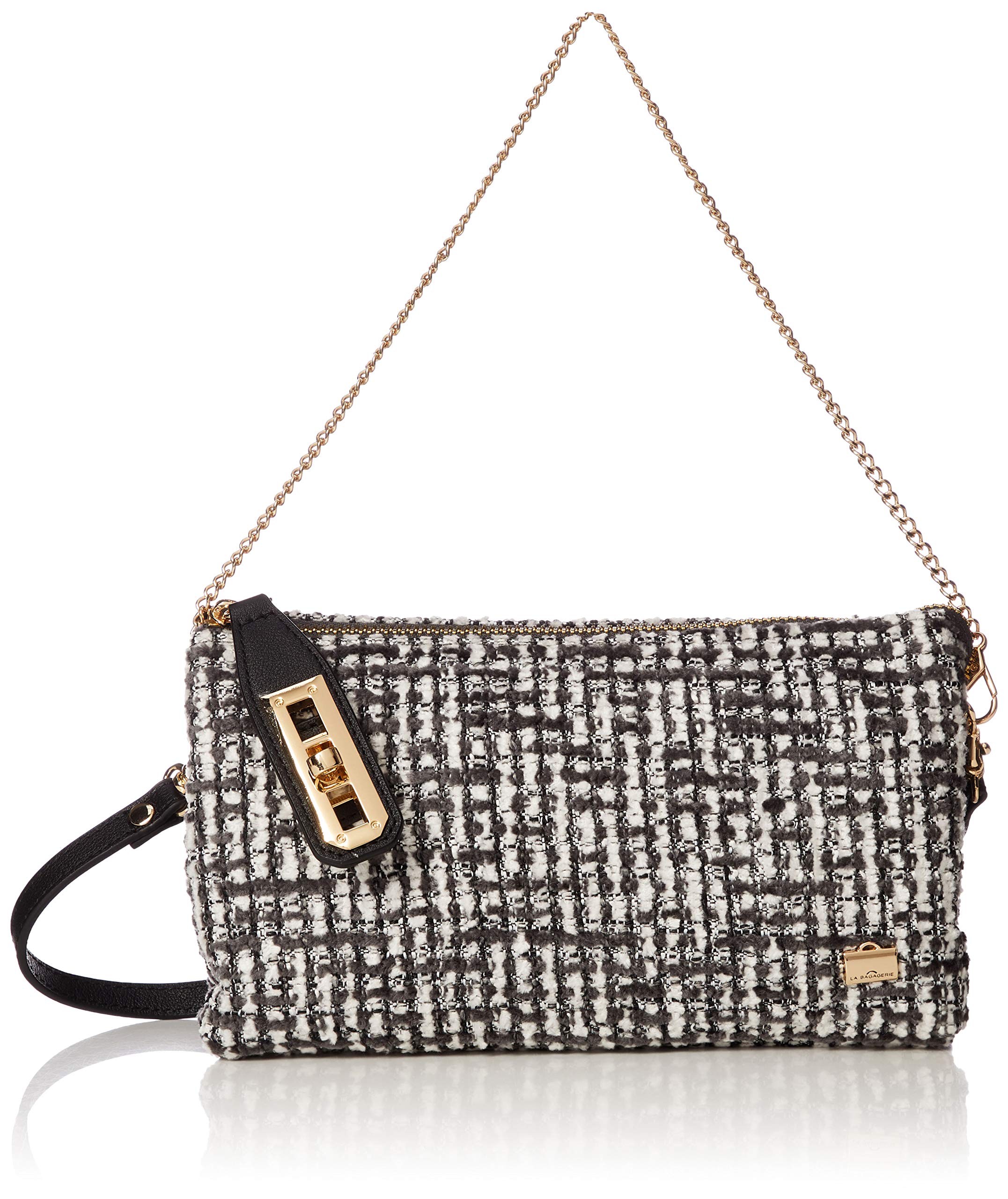 Labagagerie CAMENGO Твидовый кошелек-клатч B92-09-02 Серый