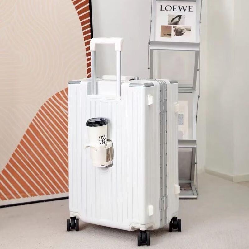 XiangLeMei Premium 20-inch Aluminum Frame Front-Opening Luggage