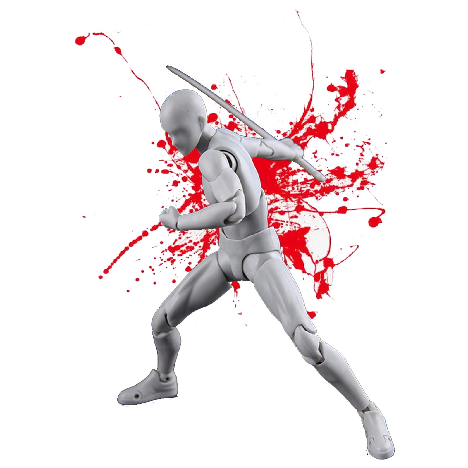 

Gnallang Drawing Doll Movable Stand Gesture Model Cartoon Muscular Body Type (Male Model) Joints, Included, Changeable, Doll, Model,