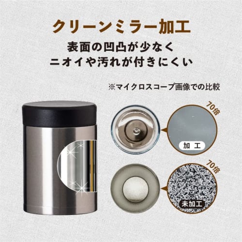 Atlas Airlist Food Pot, 350ml Vacuum Insulated Soup Jar, Perfect for Lunch Boxes, Ultra-Lightweight, Silver (ARFP-350SV)