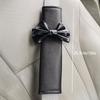 1/2pcs Flower Shoulder Pad Car Seat Belt Small Interior Decoration Protection Cartoon Creative Insurance Cover Car Accessories
