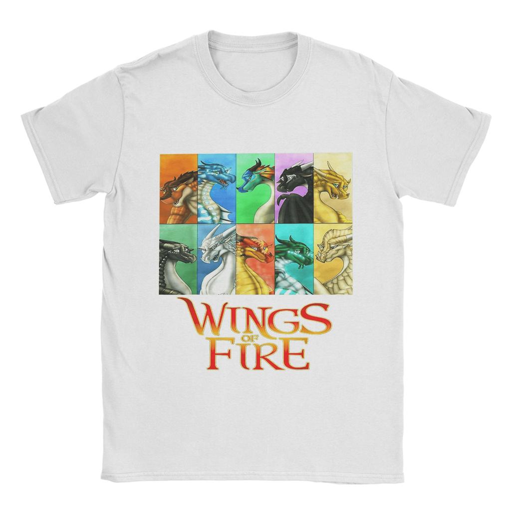 Men's Wings of Fire T Shirts Cotton Clothing Vintage Short Sleeve Crew Neck Tee Shirt 6XL T-Shirts