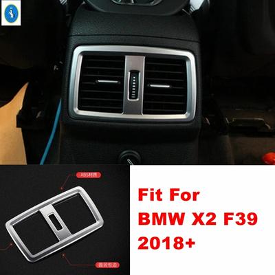 ABS Auto Pudełko Podłokietnika Tylny Nawiew Klimatyzacji AC Ramka Dekoracyjna Pokrywa Wykończeniowa Dla BMW X2 F39 2018 - Akcesoria Wnętrza