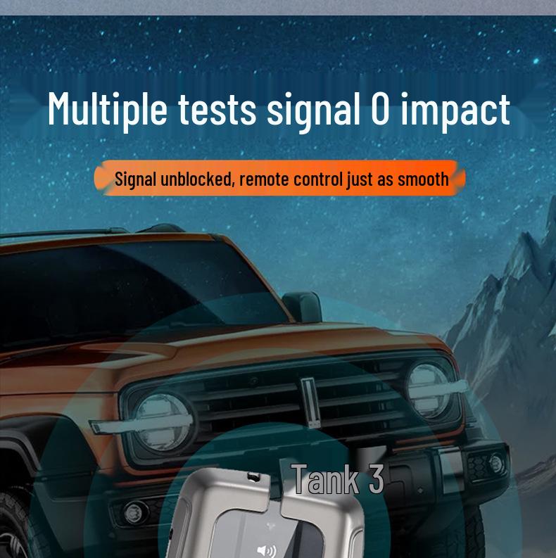 Tank 300 Key Case: Iron Man Shell Buckle, Cyber Style for Men & Women.