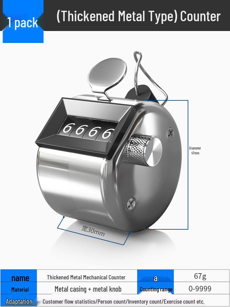 Manual Handheld Tally Counter for Visitor Counting