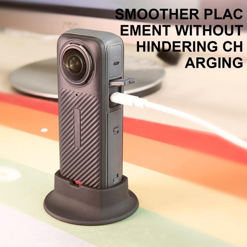 Secure Vertical Support Stand for X4 Action Cameras On Desk or Flat Surfaces For X4, Secure Desktop Camera Holder