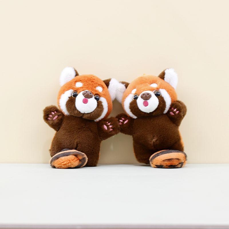 Adorable Cute Plush Raccoon Keychain Stuffed Animal Toy Perfect Bag Charm