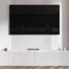 Vinyl Decorative Panel with Graphics for Kitchen or Bathroom 120x60 cm 3D Herringbone Pattern