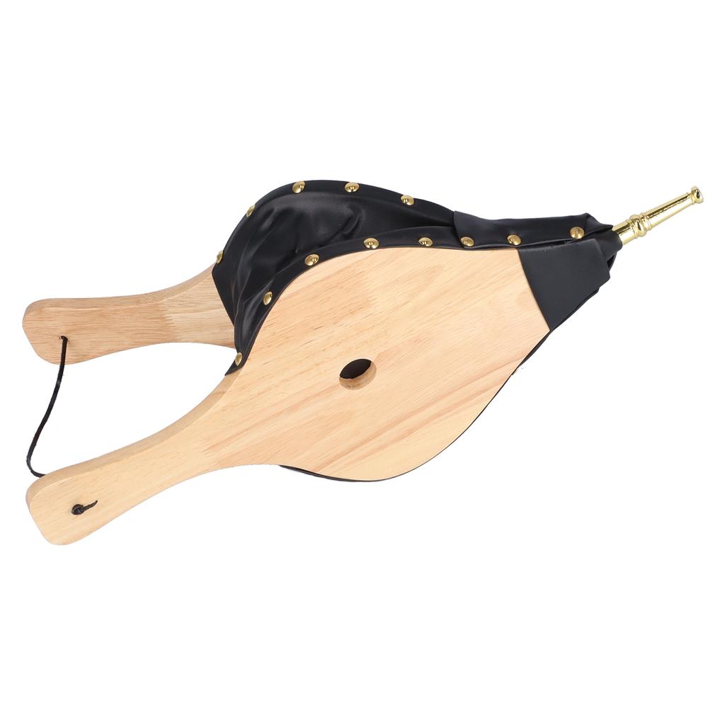Wood Bellows Blower Fireplace Wood Air Blower Fire Tools for Outdoor Cooking Camping BBQ Grill