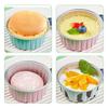 100PCS Reusable Aluminum Foil Cup Pudding Cake Mold Air Fryer Tinfoil Box Small Baking Tray Tinfoil Cups Baking Pastry Tools