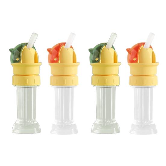 Convertisseur de Bouchon de Bouteille Ajustement Universel Bouchon de Conversion pour Bec de Bouteille d'Eau Anti-Renversement avec Paille Adaptateur de Bec pour Bouteilles d'Eau Anti-Fuite Facile