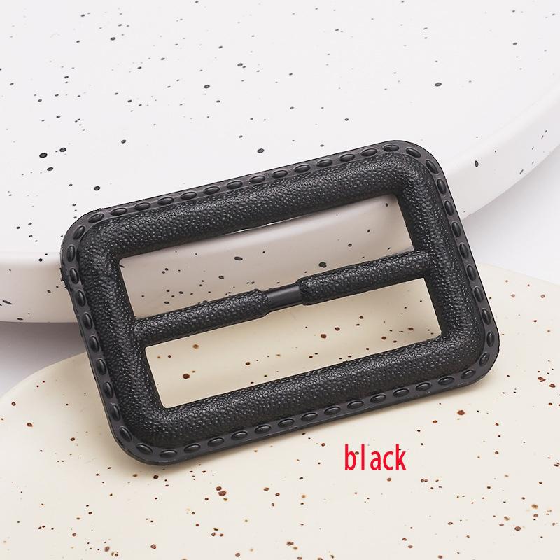 

10 шт./лот 3-5 см высококачественная ветровка пальто ремень пуговица черный кофейный прямоугольный пластиковый ремень пряжка аксессуар 30mm