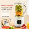 Licuadora portátil inalámbrica, batidora de frutas eléctrica con doble cuchilla, exprimidor recargable