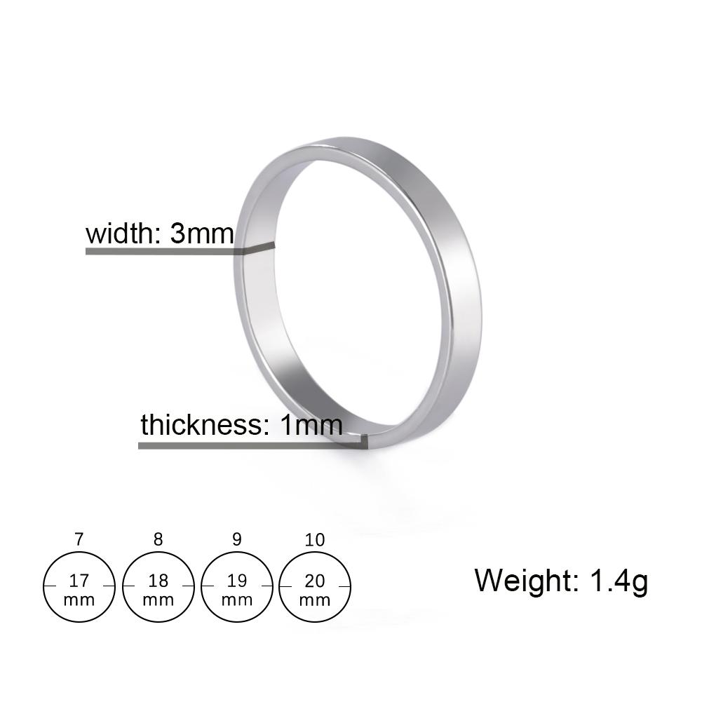 

Lemegeton 2/3/6/8mm Custom Name Ring for Couples BFF Stainless Steel Stackable Ring Personalized Memorial Women Jewelry Birthday 6&Steel Color