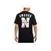 Nike Air Max 90 Cotton Comfort Casual Short Sleeve Crew Neck Letter Print T-Shirt With Drop Shoulder Men Tops Black FZ5386-010