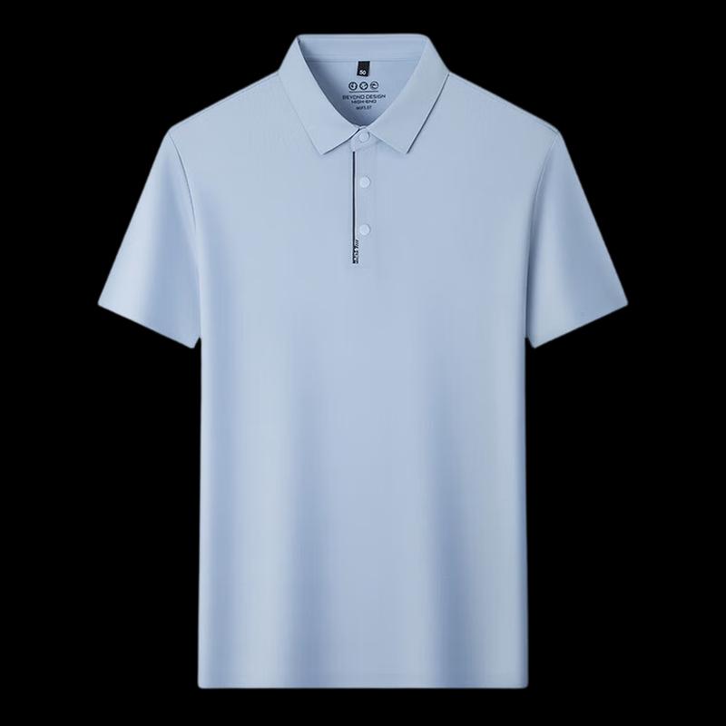 ROMON Men's Cooling Seamless Polo T-Shirt