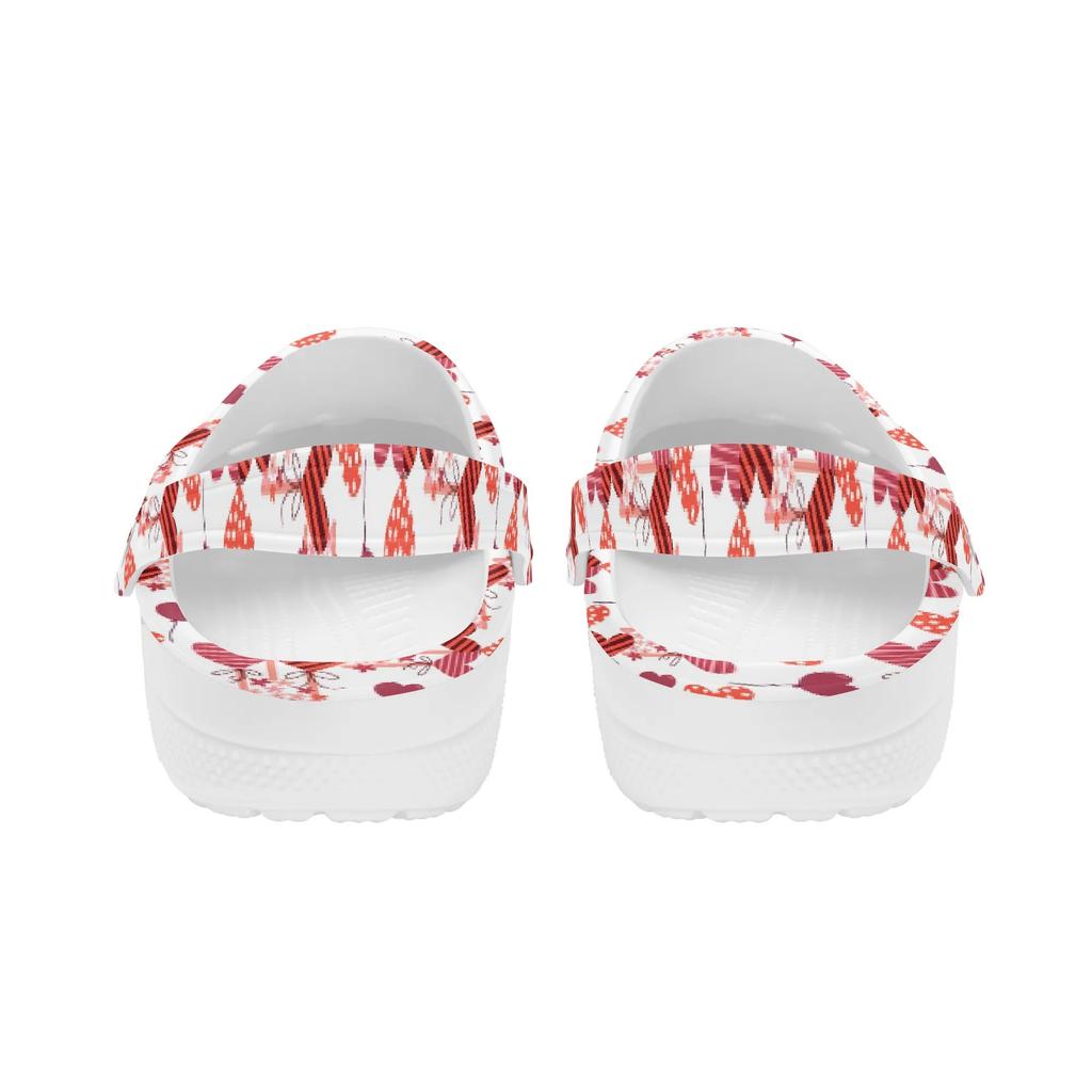 Cute Printed EVA Clogs Unisex Easy Clean Lightweight Slip On Casual Footwear Soft Sole Summer Sandals Daily Leisure Wear