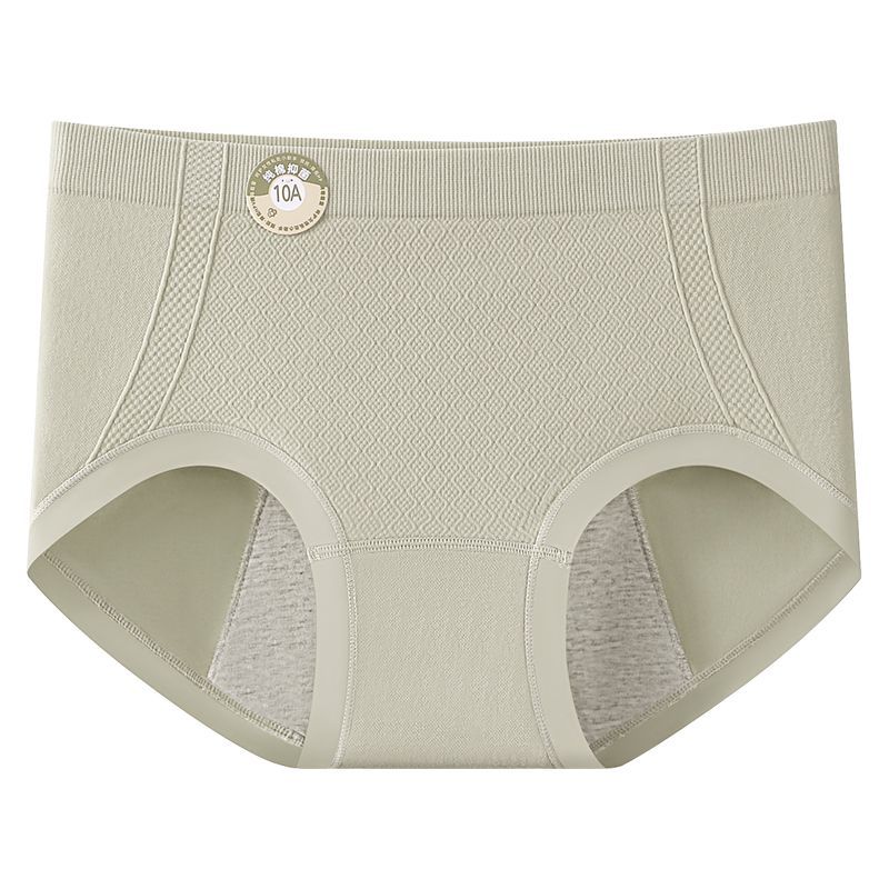 Damen Frühling und Herbst Menstruationsperiode Anti-Seitenleck Atmungsaktive Antibakterielle Schritt Taille Dreieck Slips