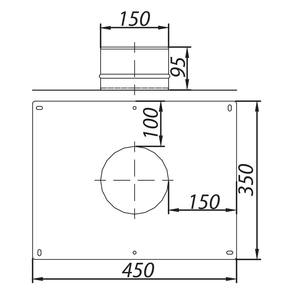 ADAM GAS Top plate fi 100/150