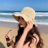 Summer Womens Breathable Polyester Fisherman Hat With Foldable Sunshade For Beach Outdoor Use