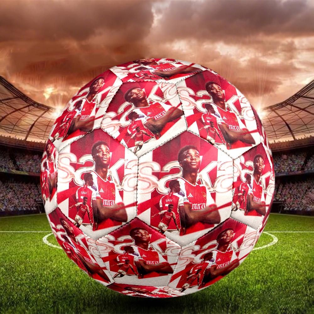 Arsenal Gunner Emirates Misura 5 Pallone da Calcio PVC Pallone da Calcio Partite Sportive Allenamento Giochi all'Aperto Spiaggia Palloni Elastici 07a111