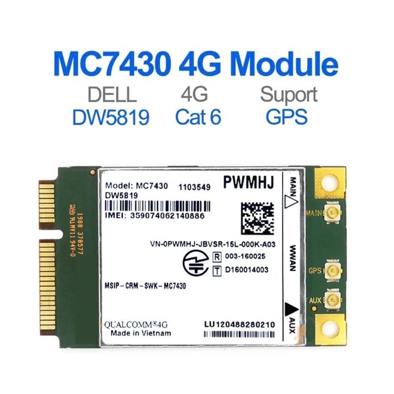 MC7430 PCIe  4G Rd USB3.0 MBIM  HSPA+ GNSS Integration WWAN Rd  Wireless Connecting Adapter Rd