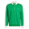 Originals 3-Stripes 1/4 Zip Sweatshirt Golf Series Fashion Versatile Comfortable Striped Long Sleeve Sweatshirt Men Sweatshirt Green JP2061