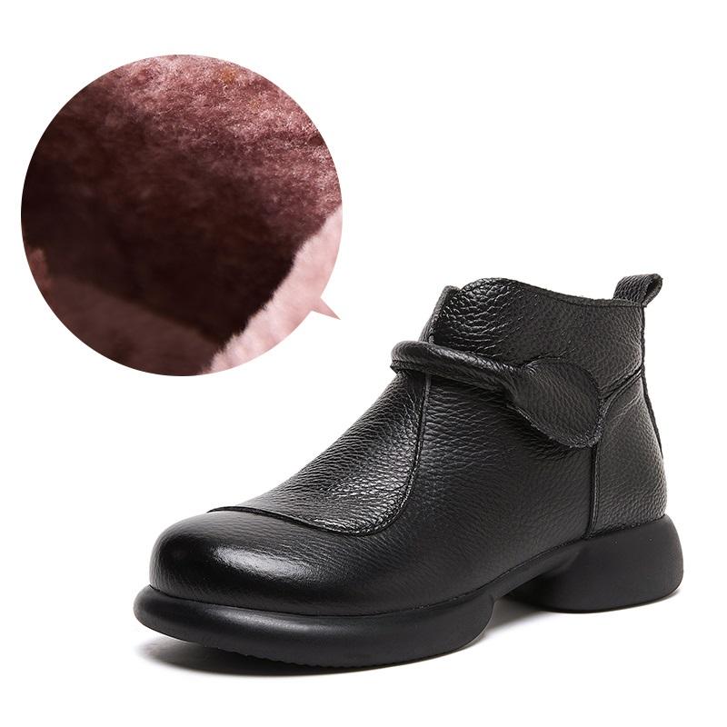 

Мода Новая мода ботильоны на молнии женские удобные туфли из натуральной кожи женские осенние водонепроницаемые челси ботильоны с коротким плюшем женщина 35