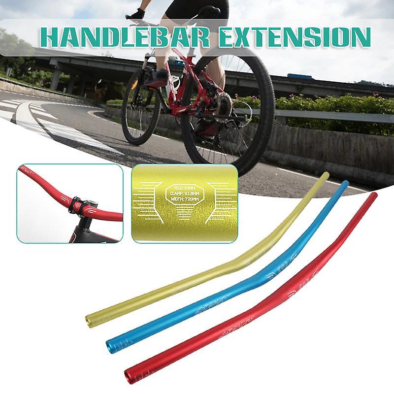 Aluminium Alloy Mountain Bike Handlebar Bicycle Riser Bar Extra Long Durable 31.8mm