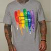 Men's LOVE WINS Rainbow Graphic T-Shirt Short Sleeve