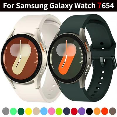 Curea Originală din Silicon Pentru Samsung Galaxy Watch 7/6/5/4 44mm 40mm 5 Pro Brățară Sport Galaxy Watch 6 4 Classic 47mm 43mm Bandă