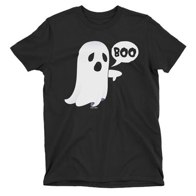 Boo Ghost T-Shirt HALLOWEEN Costume Party Womens Mens  Scary Spooky Blood