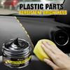 Car Interior Refurbishing Paste: Black Tire Gloss Wax, Effectively Repairs Scratches, Interior Gloss Repair and Refurbishment