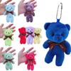 Teddy Plush Bear Toy Keychain Bag Pendant Stuffed Doll Home Decoration Gift Kids