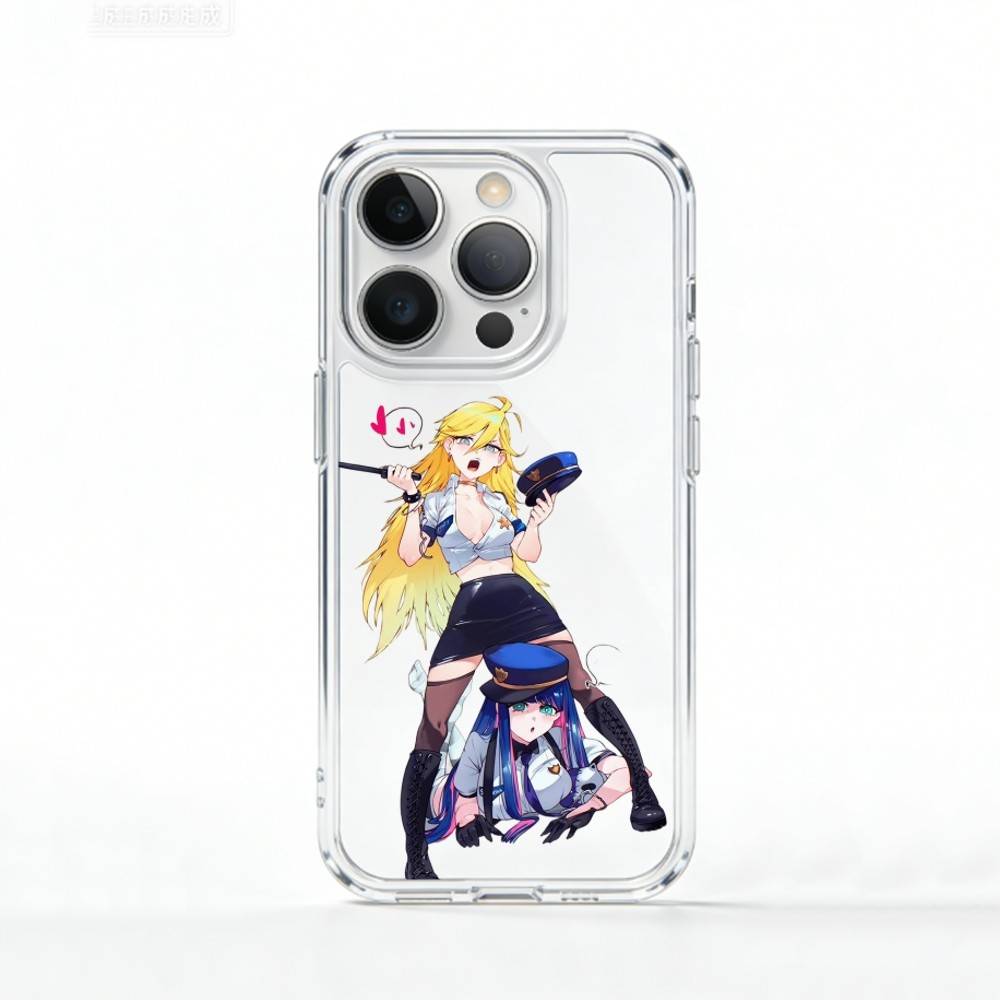Panty & Stocking with Garterbelt Girl    Phone Case For iPhone 17 16 15 14 13 12 11 Mini Pro Max Plus Transparent Cover