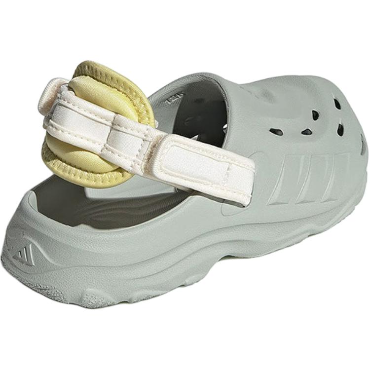 Adidas Maxxclog Sandal Series Simple Comfortable Fashion Sports Non-Slip Wear-Resistant Low-Top Kids Sandals Kids Sandals Gray JS3729