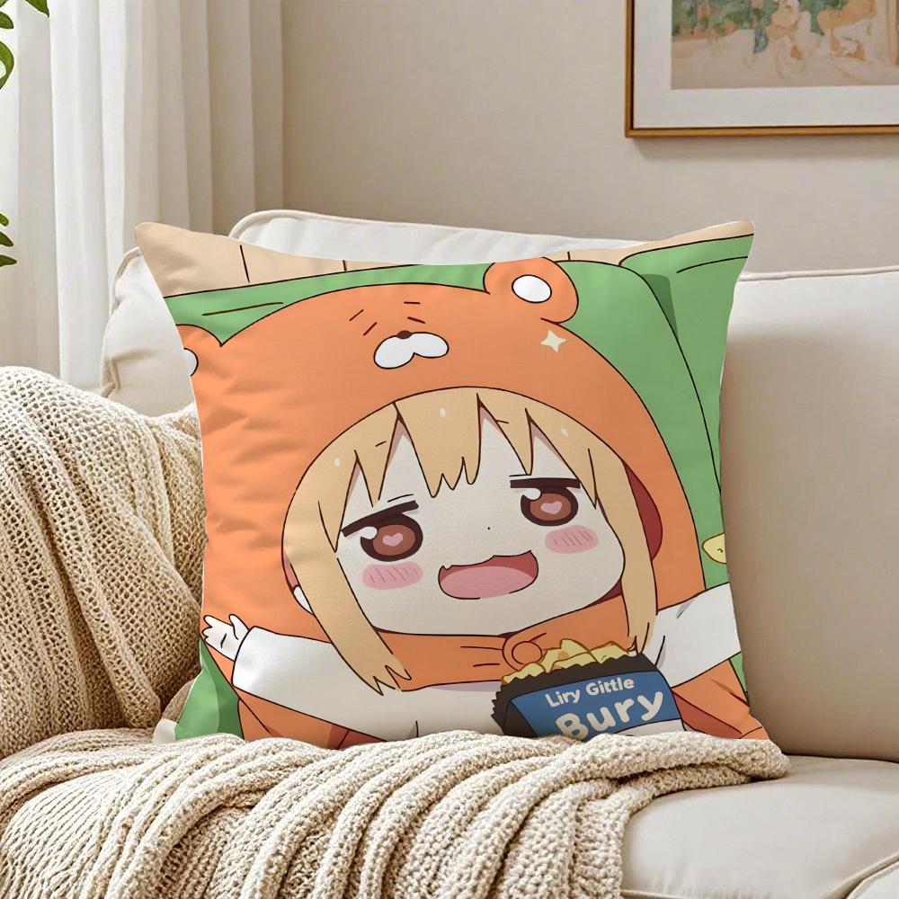 Süßer fauler japanischer Anime HHimouto Umaruchan Kissenbezug Kissenhülle Antimilben Wohnzimmer Sofa Dekor Kissen Zimmer