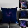 G-Galaxy Starry Sky Pillow Dreamy Decor Cushion Cushion Cover Pillow Case Anti-Dustmite Invisible Zipper Silky Plush Cushion