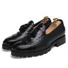 Scarpe Casual da Uomo a Calzino in Pelle con Nappe Four Seasons - Stile Britannico Trendy per Sposi e Matrimoni
