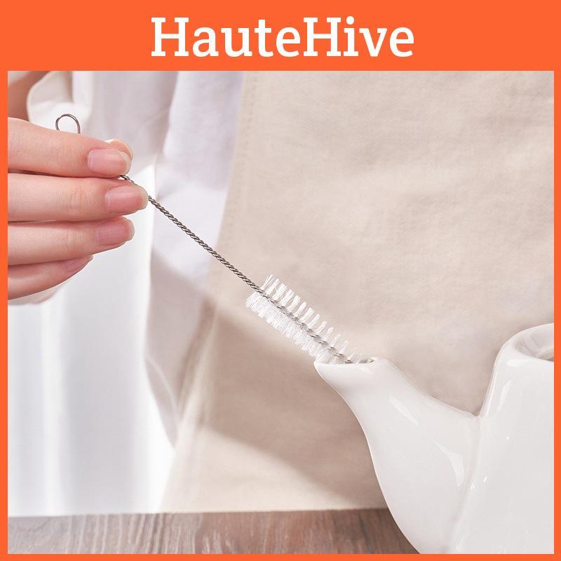 Teapot Plastic Compact Spout Cleaner With Long Handle Mini Brush For Kitchen Use