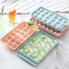 3D Round Ice Cube Tray with Lid Plastic Diamond Style Ice Mold Refrigerator Spherical DIY Moulds Ice Ball Maker Kitchen Tools