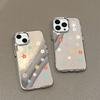 Colored Small Flowers for iPhone17promax Mobile Phone Case 16 Niche 14/13 Apple 12 Makeup Mirror 15