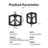 ROCKBROS Bike Pedals Nylon DU Bearing Ultra-light Mountain Non-Slip Bicycle Pedals Big Foot Road MTB Pedals Cycling Accessories