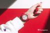 Citizen Champion Analog Solar Watch with Waterproof Urethane Red Q&Q Strap, R05A-501VK,