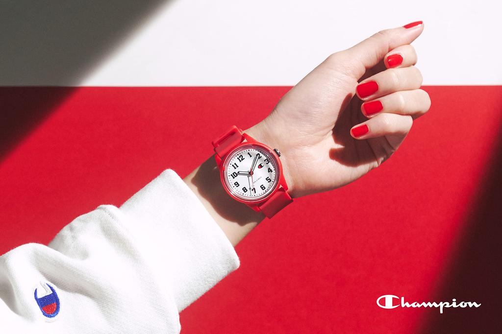 Citizen Champion Analog Solar Watch with Waterproof Urethane Red Q&Q Strap, R05A-501VK,