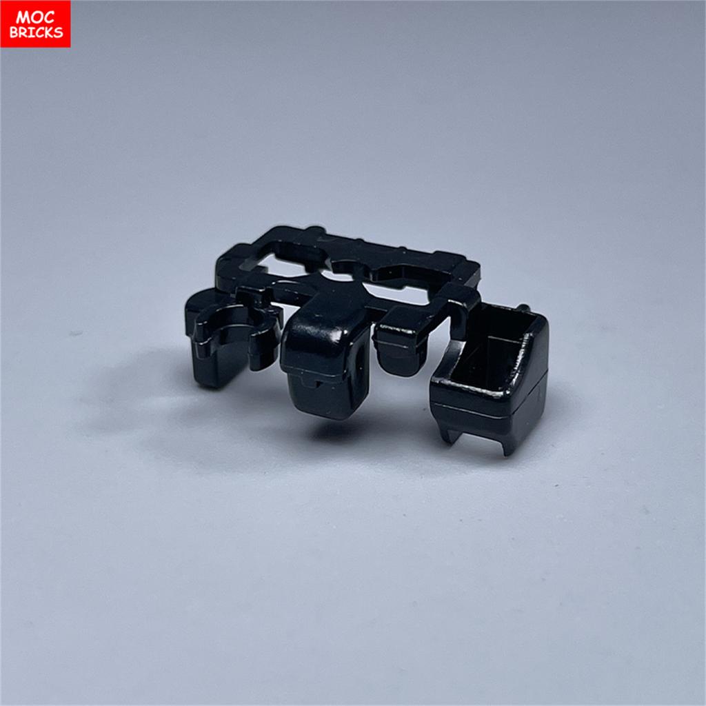 10pcs/lot MOC Bricks Tactical Belt 4cm Figure Wear accessories DIY SWAT military weapons Building Blocks Toys for Children gifts