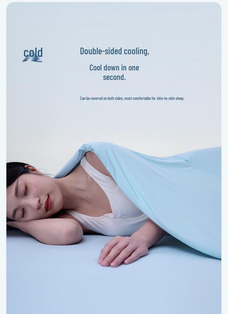 Pro3.0 Dual-Sided Cool Temperature-Control Summer Quilt - Breathable, Washable, Thin, No Duvet Needed.