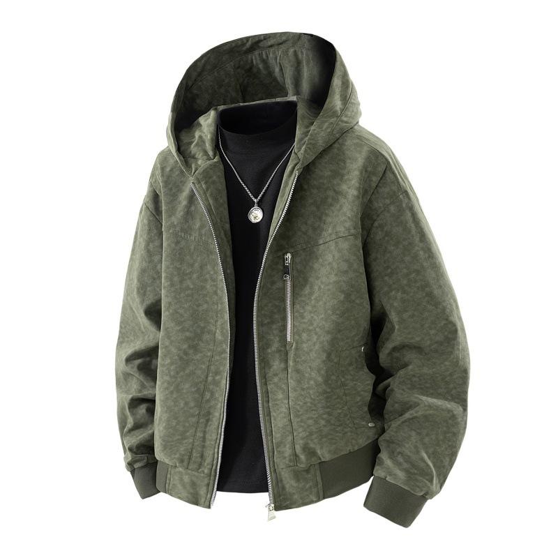 

Autumn and winter new hooded long-sleeved sweater neutral youth fashion casual plaid color matching sportswear tide 4XL